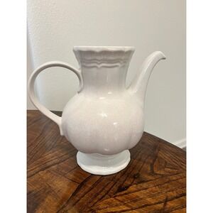 Mikasa French Countryside Pitcher Cream Crackle Glaze F9000 Oven Dishwasher Safe